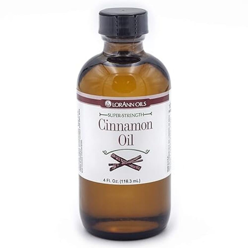 Food Grade Essence Extract Lorann Oils Super Strength Pure Cinnamon Oil 4 Oz